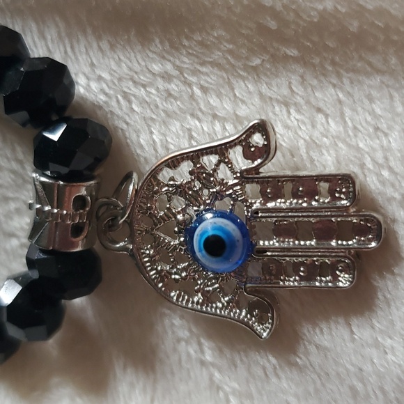Evil Eye Palm Pendant Braclet  Hamsa Hand - Picture 3 of 4
